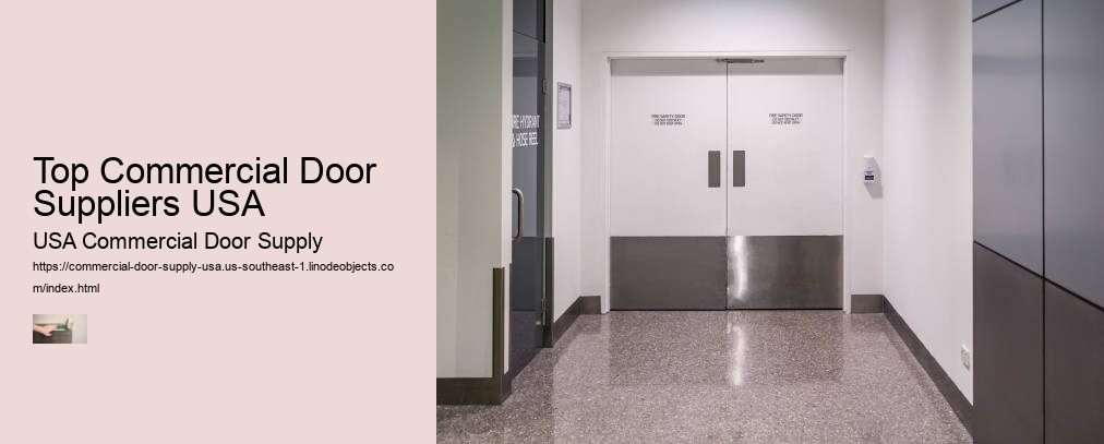 Top Commercial Door Suppliers USA